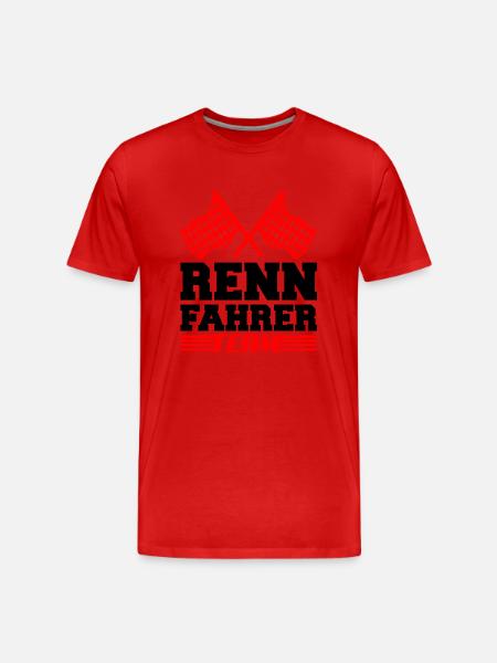 Racer Team02 - Men's Premium Organic T-Shirt - red