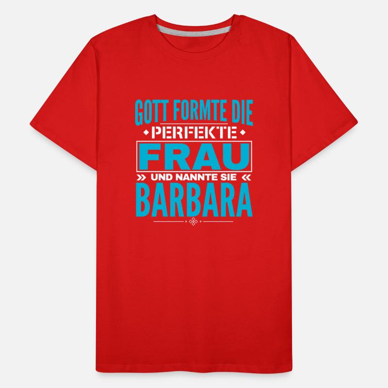 Conception du nom de Barbara T-shirt bio Premium Homme