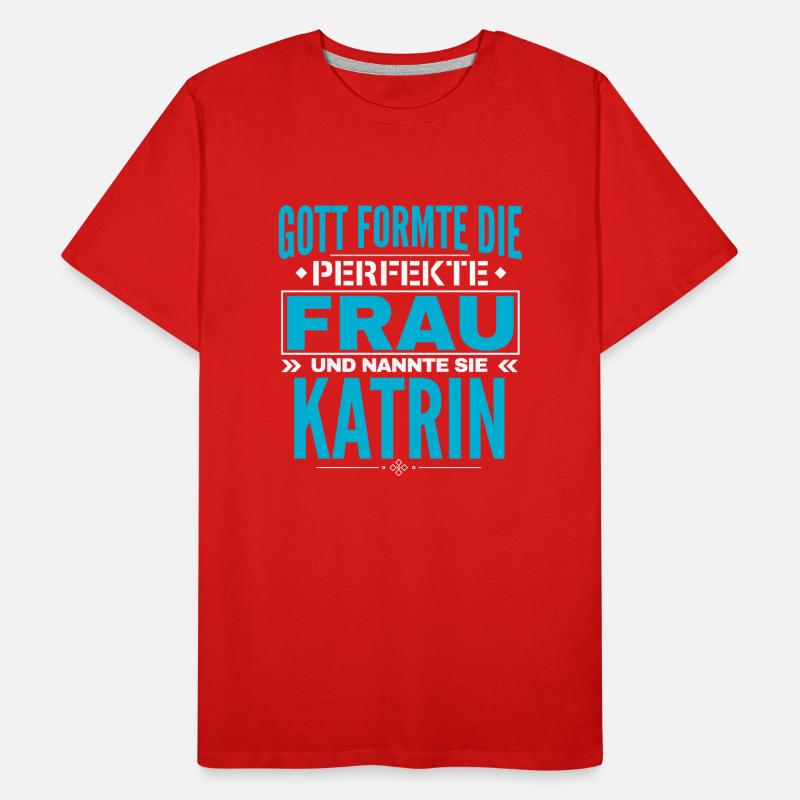 Conception du nom Katrin T-shirt bio Premium Homme