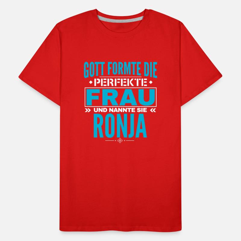 Conception du nom Ronja T-shirt bio Premium Homme