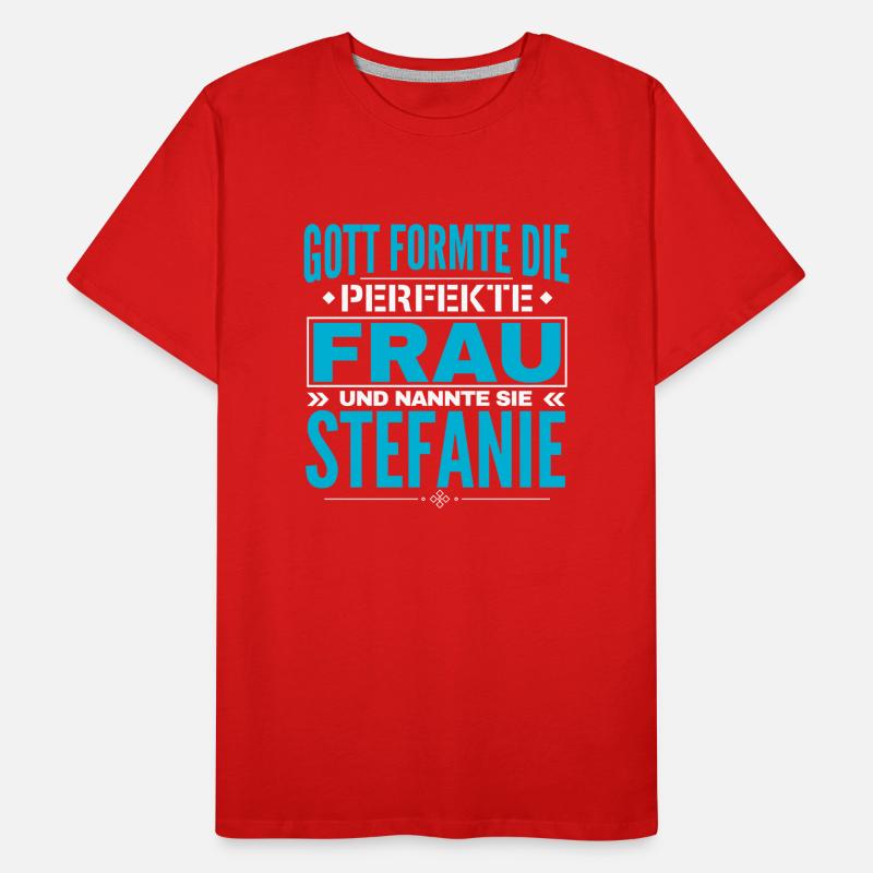 Conception de nom Stefanie T-shirt bio Premium Homme