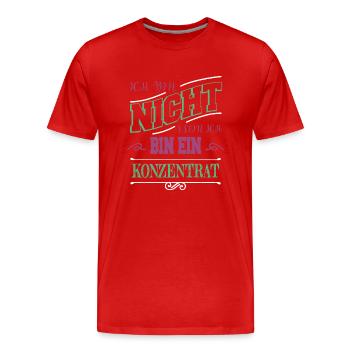 Sarcastique Amour De Soi Narcissisme Drôle Dire - T-shirt bio Premium Homme - rouge - Devant - Damien (186cm)