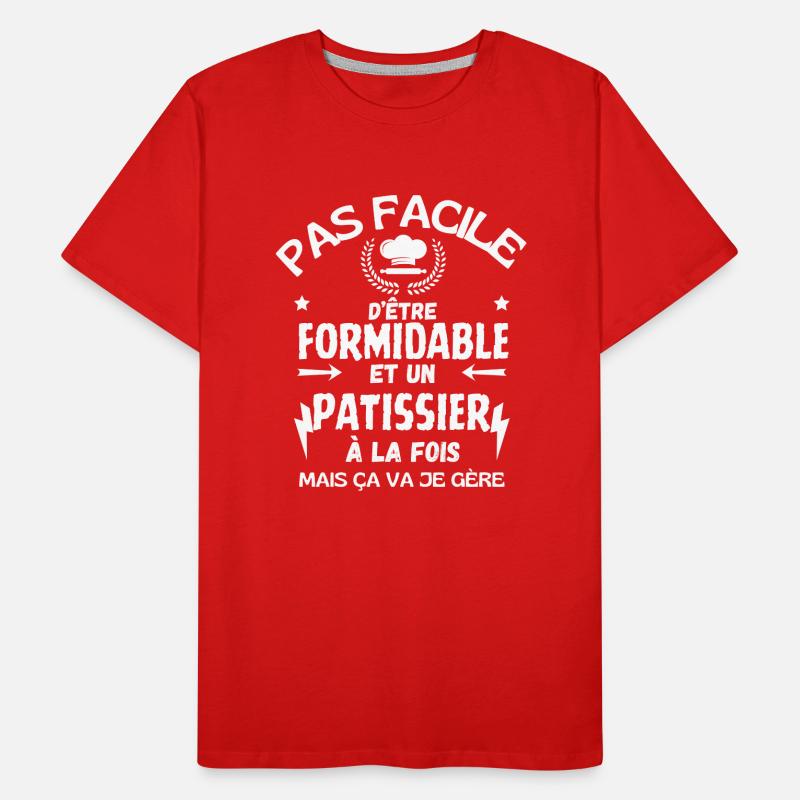 FORMIDABLE PASTRY CHEF Men's Premium Organic T-Shirt