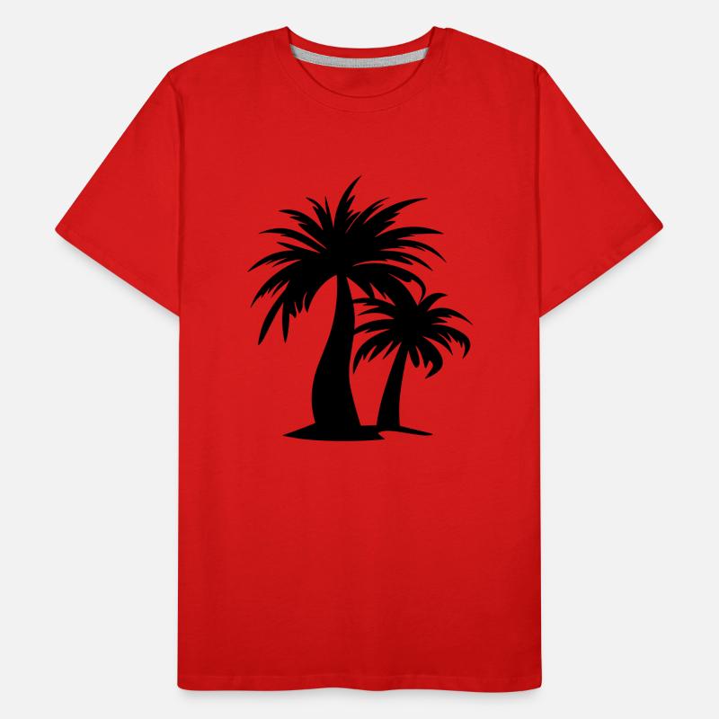 palm tree Men's Premium Organic T-Shirt