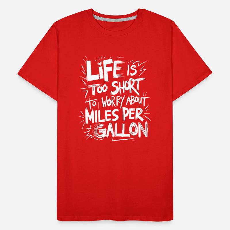 Déclaration pour les destructeurs de carburant et les amateurs de puissance T-shirt bio Premium Homme