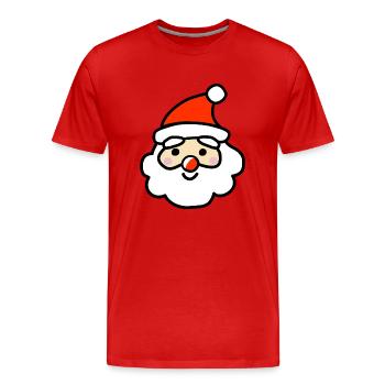 Dongxiang - T-shirt bio Premium Homme - rouge - Devant - Damien (186cm)