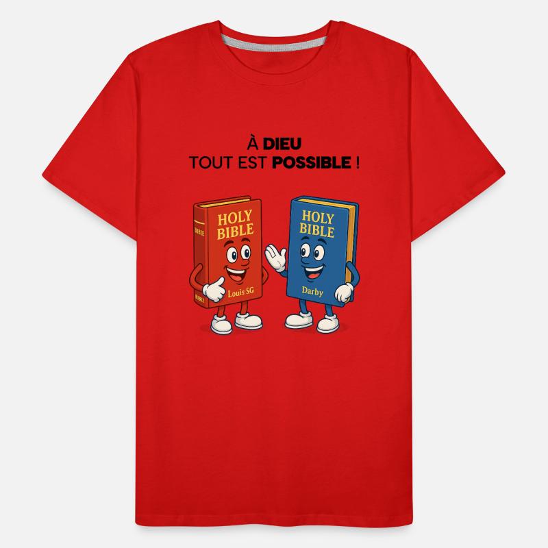 Bibel T-Shirt Männer Premium Bio T-Shirt