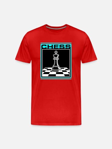 Chess King Chess - Men's Premium Organic T-Shirt - red