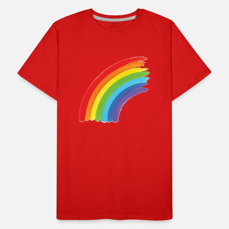 Rainbow, Pride, Unicorns Männer Premium Bio T-Shirt
