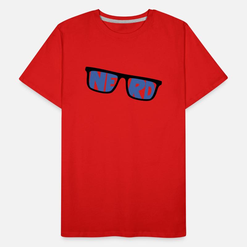 nerd coder server télécharger cyberspace programmeur T-shirt bio Premium Homme
