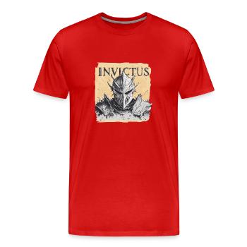 Invictus Crusader Crusader Order of Knights - Men's Premium Organic T-Shirt - red - Front - Damien (186cm)
