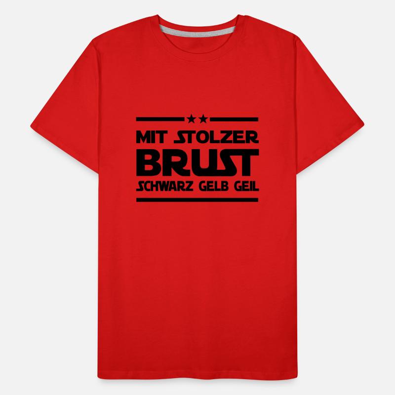 Mir stolzer Brust Männer Premium Bio T-Shirt