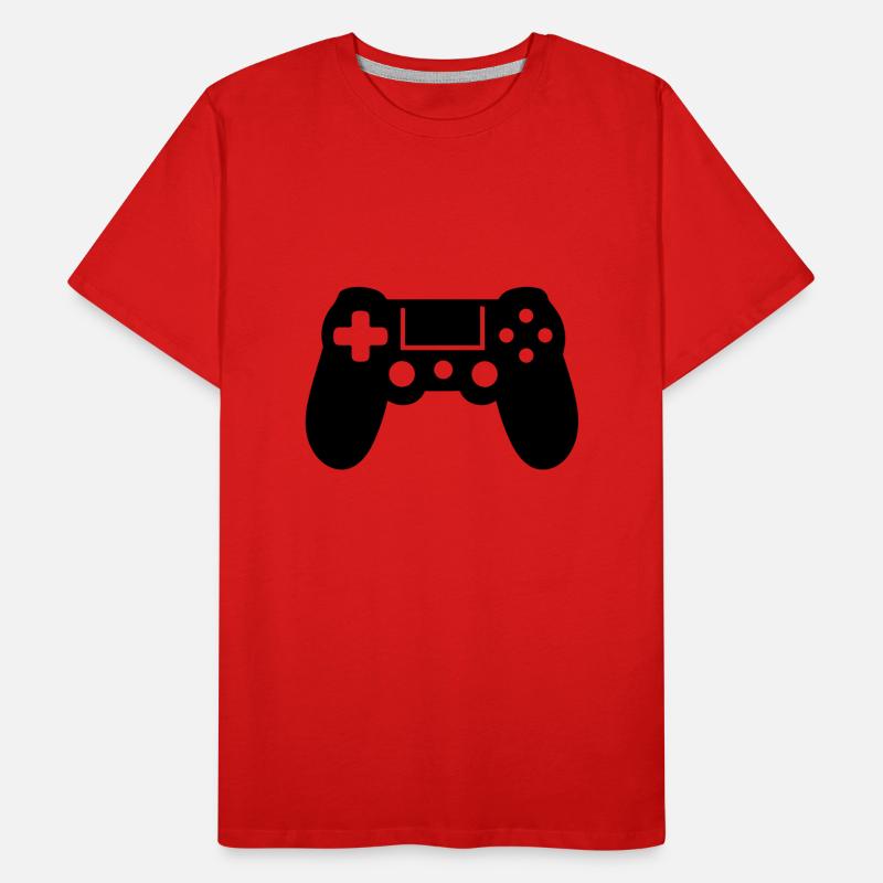 Videospiel-Controller Männer Premium Bio T-Shirt