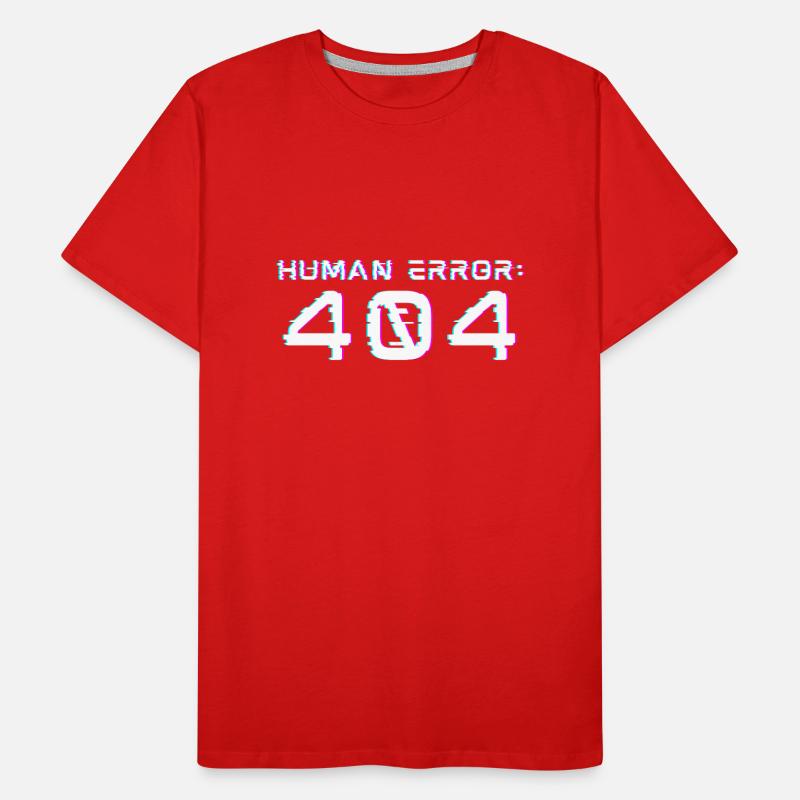 Human Error: 404 Men's Premium Organic T-Shirt