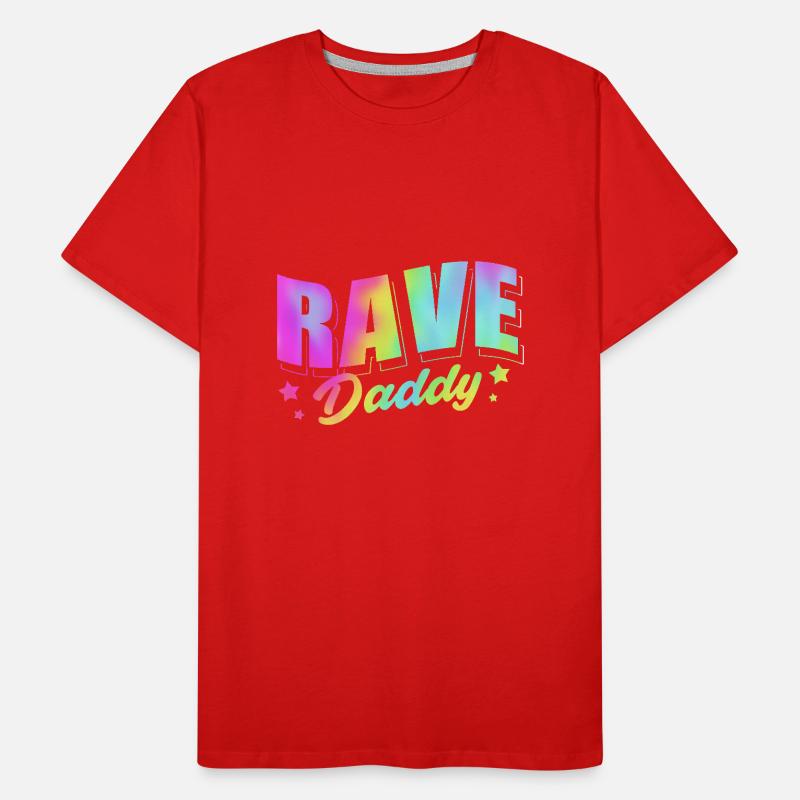 Rave Raver Musique techno Techno basse Table de mixage T-shirt bio Premium Homme