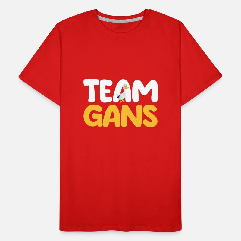 Gans Gänse Männer Premium Bio T-Shirt