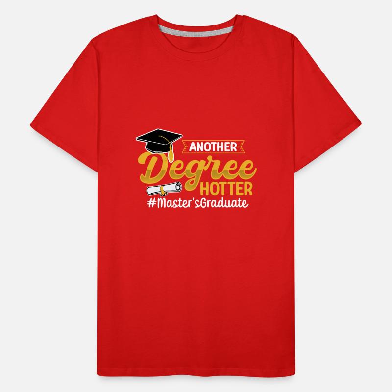Master's Degree Studium Master Abschluss Männer Premium Bio T-Shirt