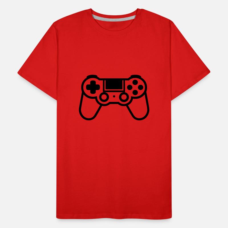 Videospiel-Controller Männer Premium Bio T-Shirt