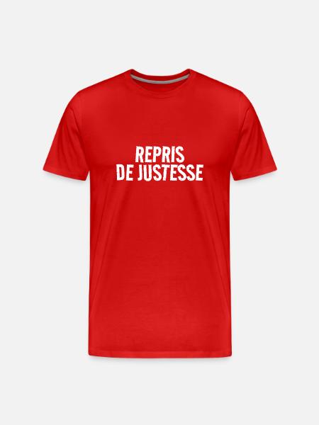 repris de justesse - T-shirt bio Premium Homme - rouge