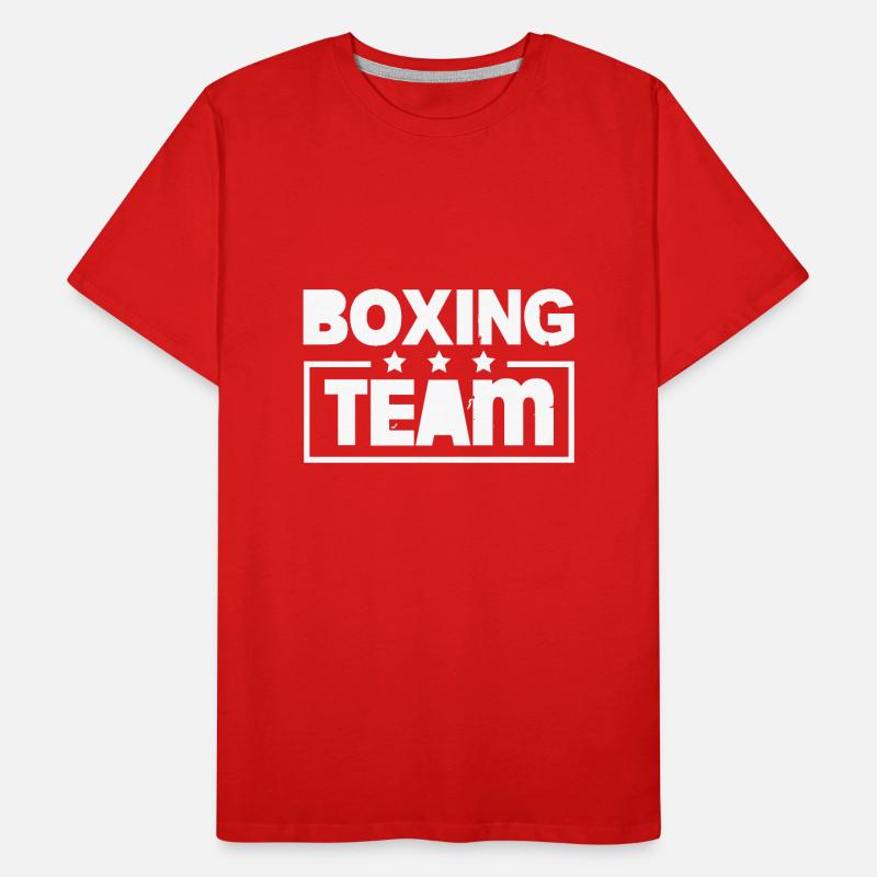 Équipe de boxe colorée T-shirt bio Premium Homme