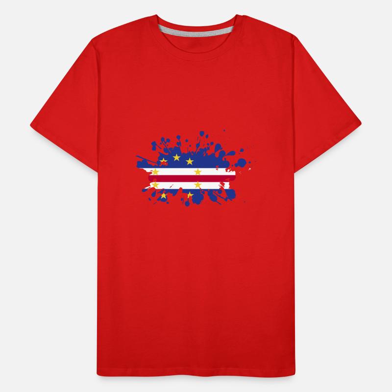 Drapeau du Cap-Vert Drapeau du Cap-Vert T-shirt bio Premium Homme