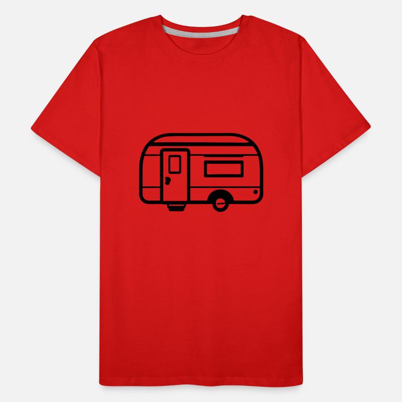 Small caravan Men's Premium Organic T-Shirt