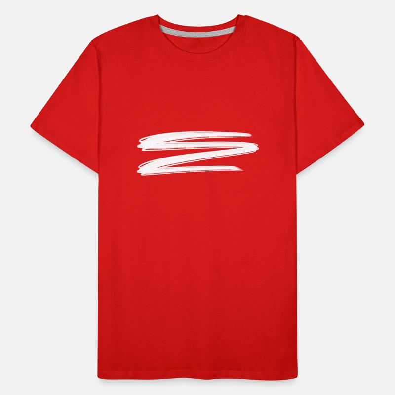 Dashes Dash lines Line Men's Premium Organic T-Shirt