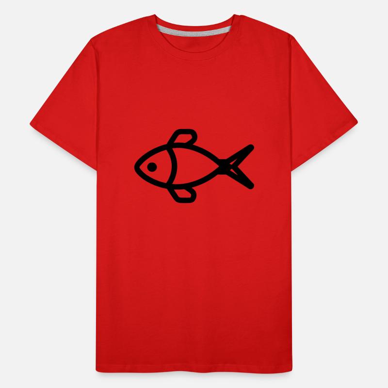 fish Men's Premium Organic T-Shirt