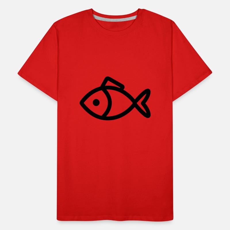 fish Men's Premium Organic T-Shirt