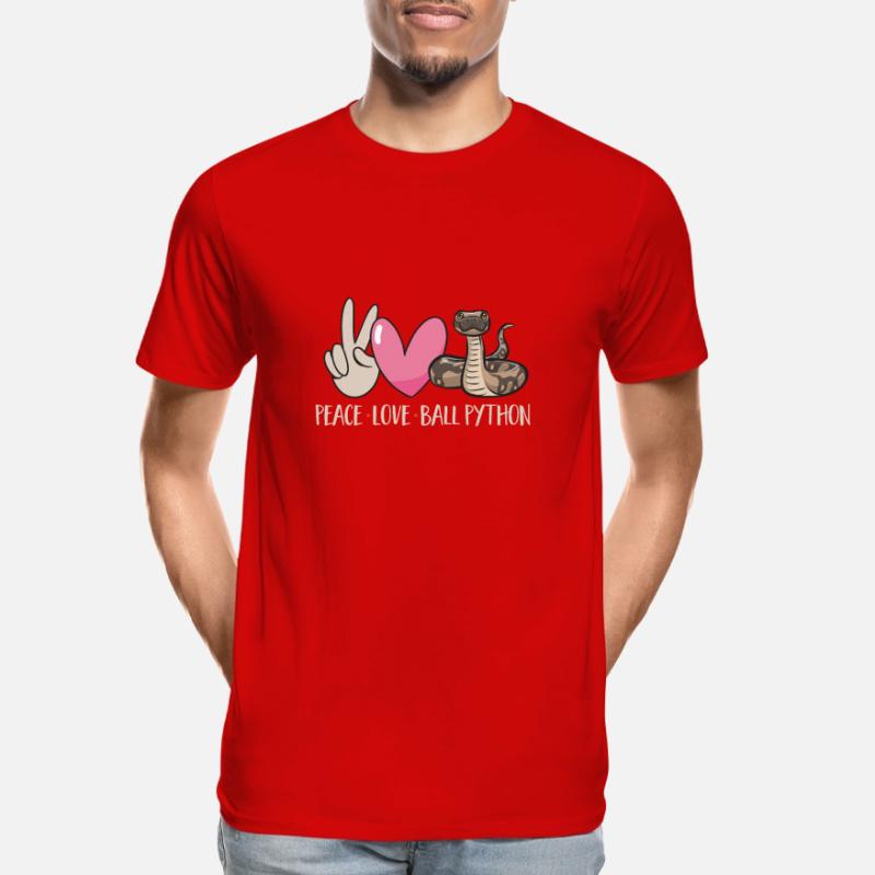 Ball Python Snake King Python Men's Premium Organic T-Shirt
