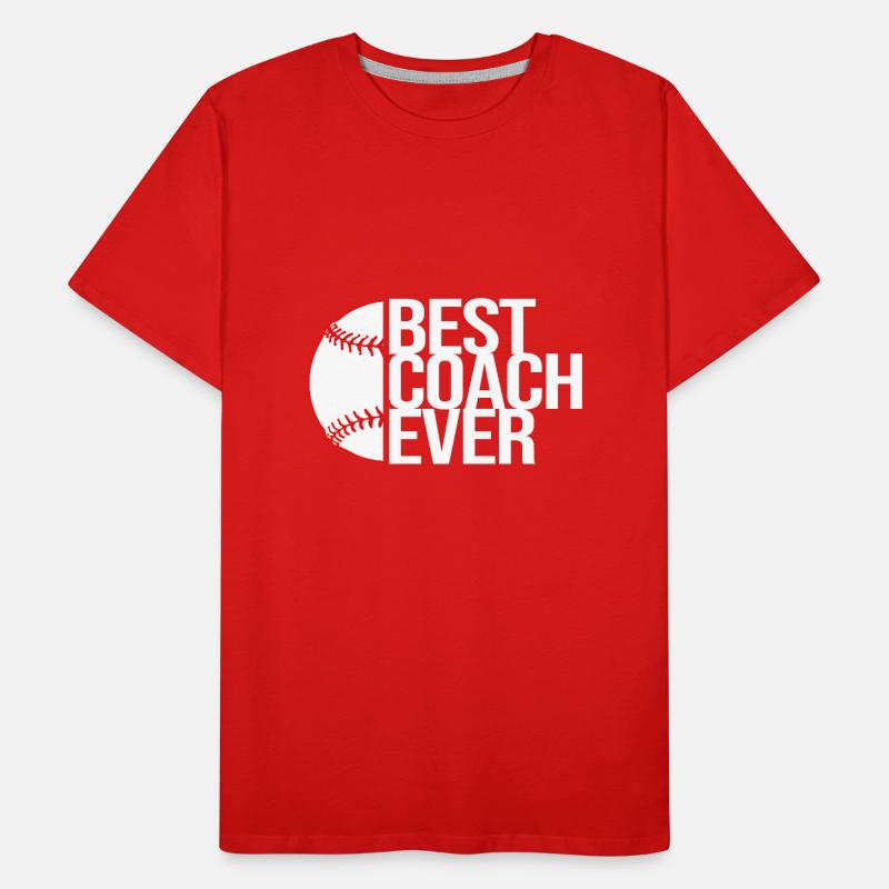 Baseball Coach Männer Premium Bio T-Shirt
