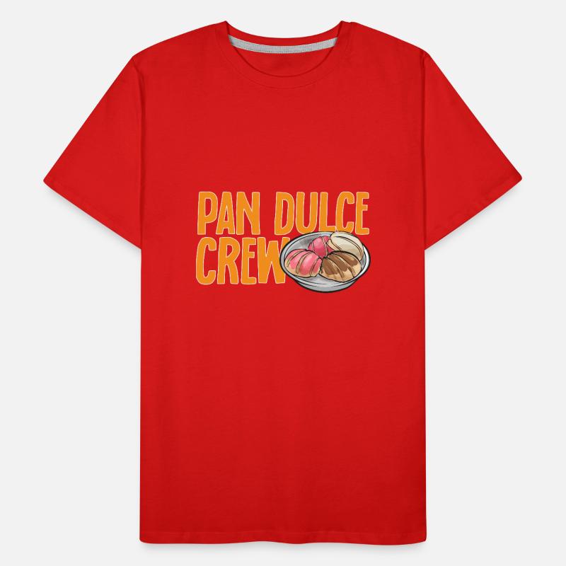 Concha Hispanic Mexican Pan Dulce Men's Premium Organic T-Shirt