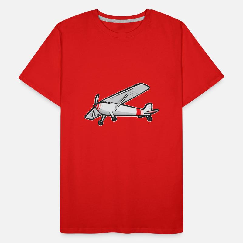 Modèle d’avion télécommandé T-shirt bio Premium Homme
