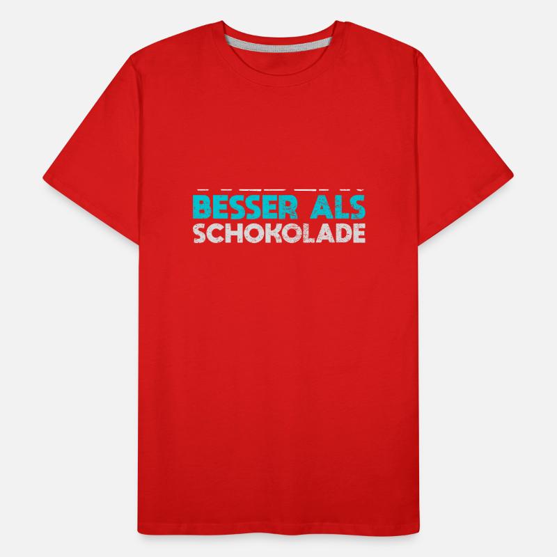 Weben: Besser Als Schokolade Männer Premium Bio T-Shirt