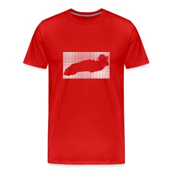 Great Lakes - Männer Premium Bio T-Shirt - Rot - Vorne - Damien (186cm)