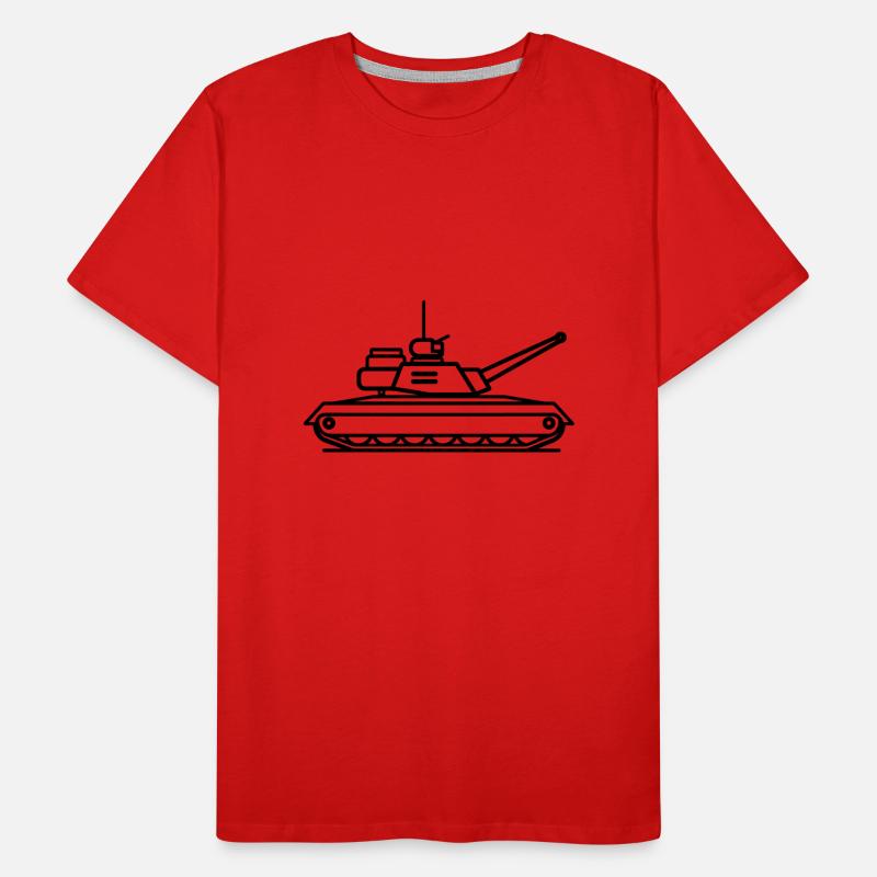 Panzer Männer Premium Bio T-Shirt