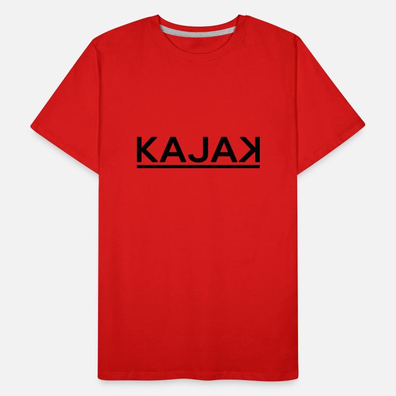 Kayak Canoë à glace Pagayage Canoë « River is Calling » T-shirt bio Premium Homme