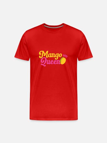 Mango Fruit Mango - Men's Premium Organic T-Shirt - red