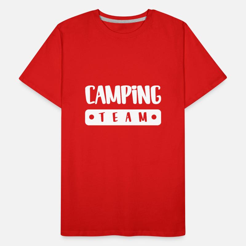 Équipe de camping T-shirt bio Premium Homme