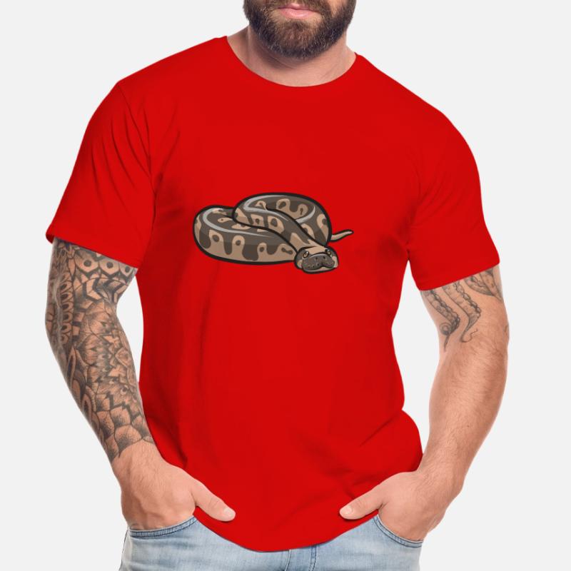 Ball Python Schlange Königspython Männer Premium Bio T-Shirt