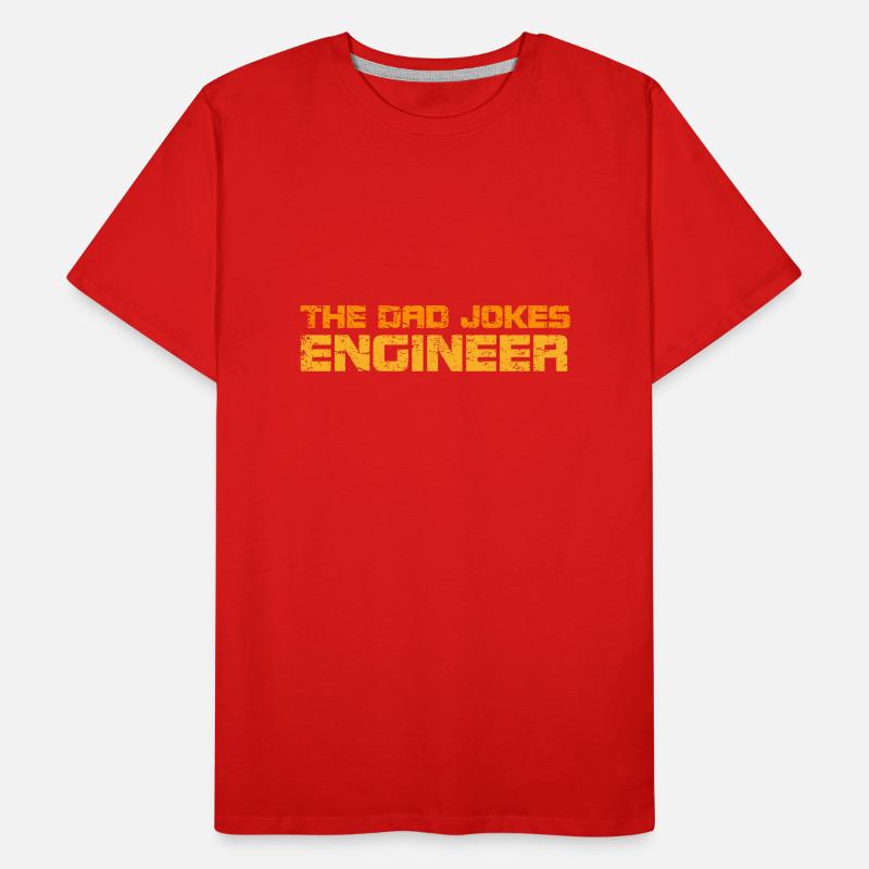 The Dad Jokes Engineer Men's Premium Organic T-Shirt