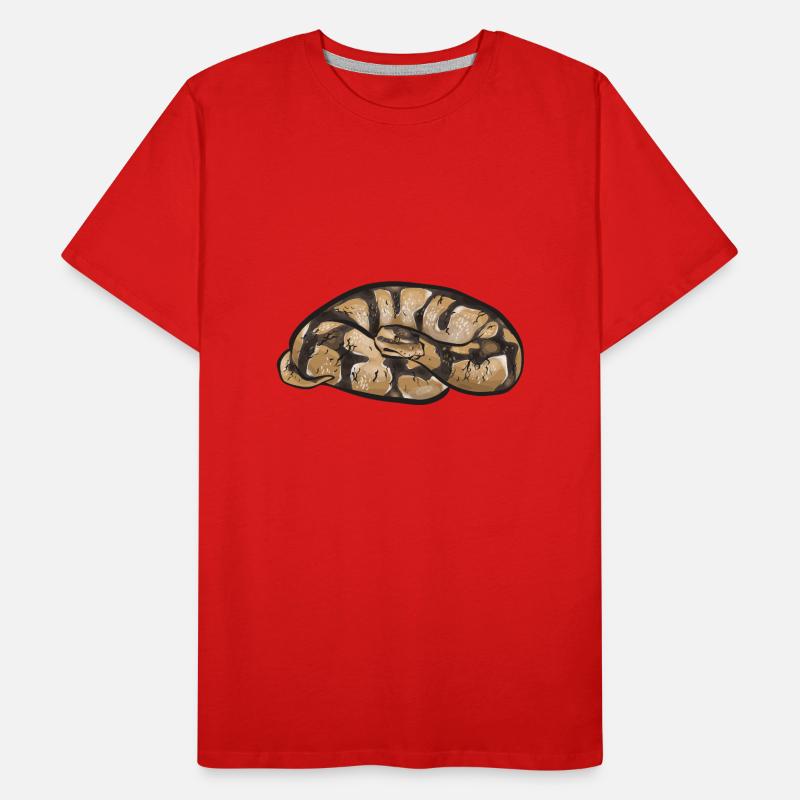 Ball Python Snake King Python Men's Premium Organic T-Shirt
