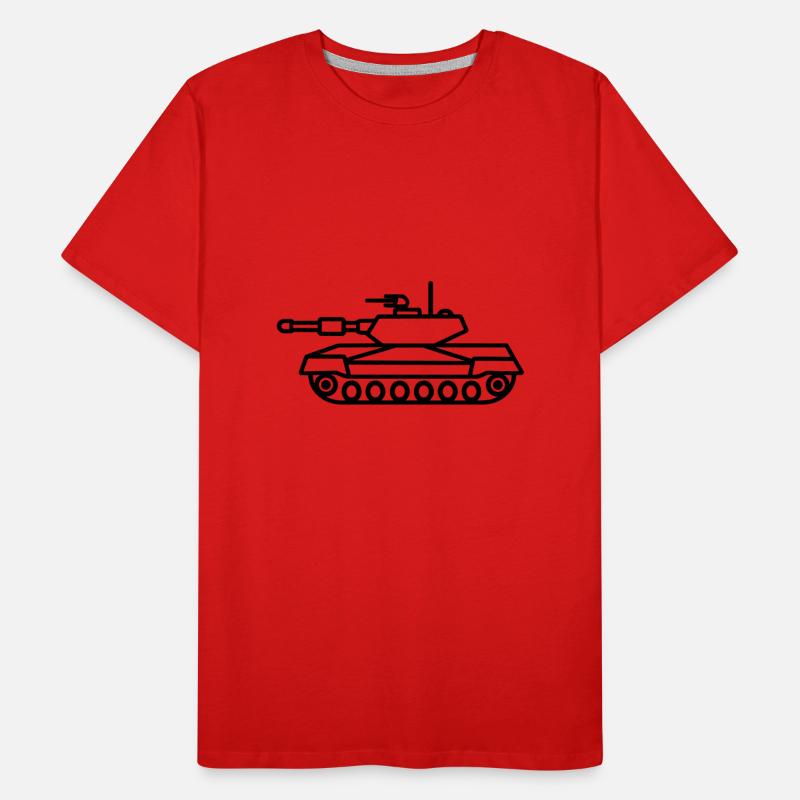 Panzer Männer Premium Bio T-Shirt