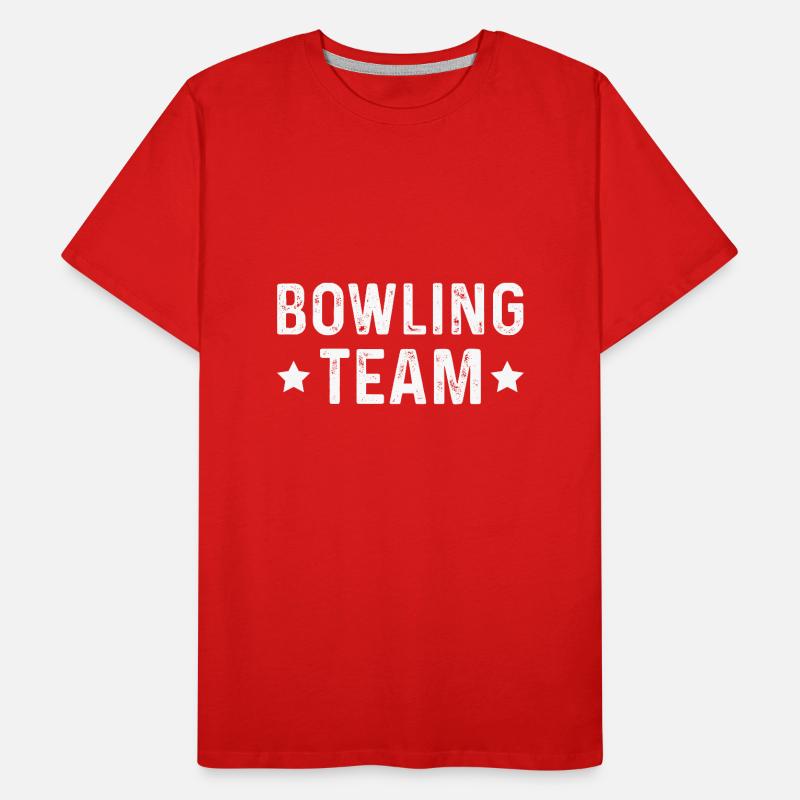 Équipe de bowling T-shirt bio Premium Homme