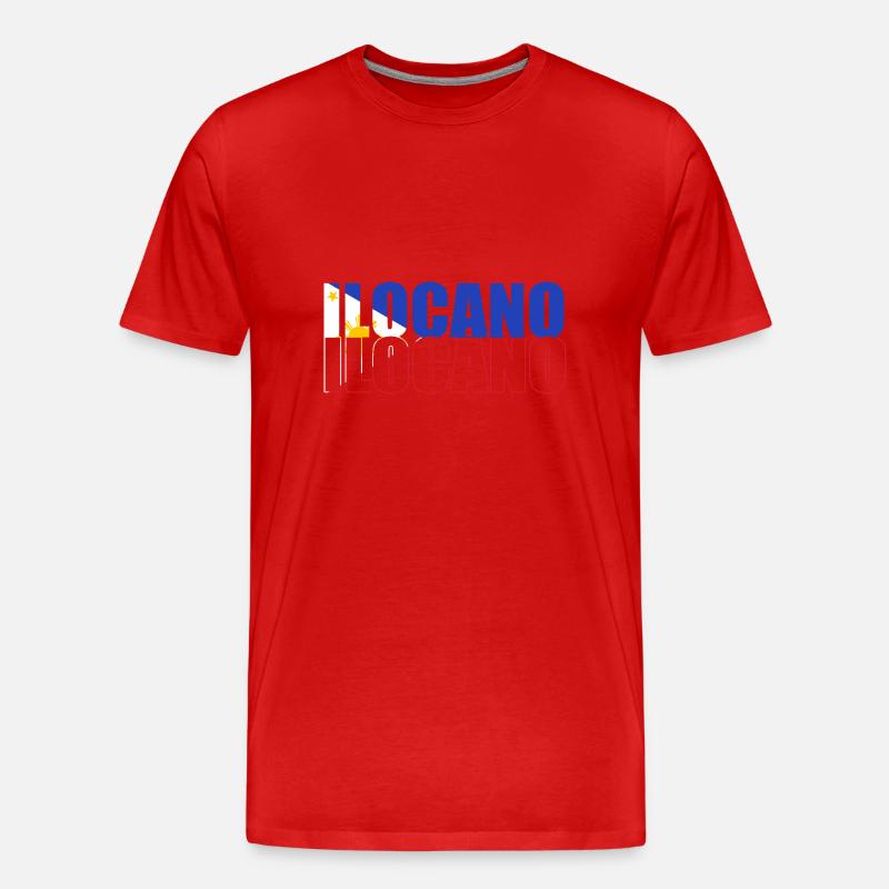 Philippinisch Philippinen - Männer Premium Bio T-Shirt - Rot