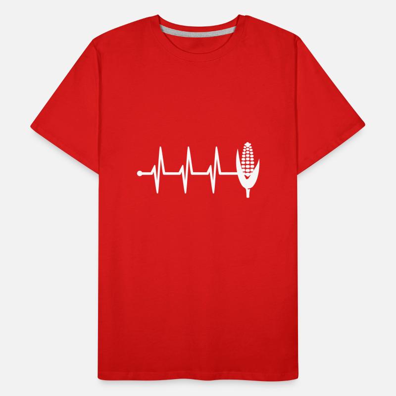 Corn Pulse Men's Premium Organic T-Shirt