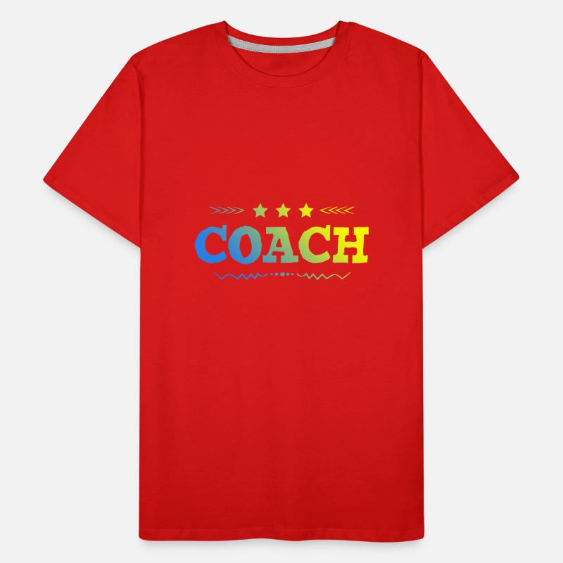 Coach Trainer Männer Premium Bio T-Shirt