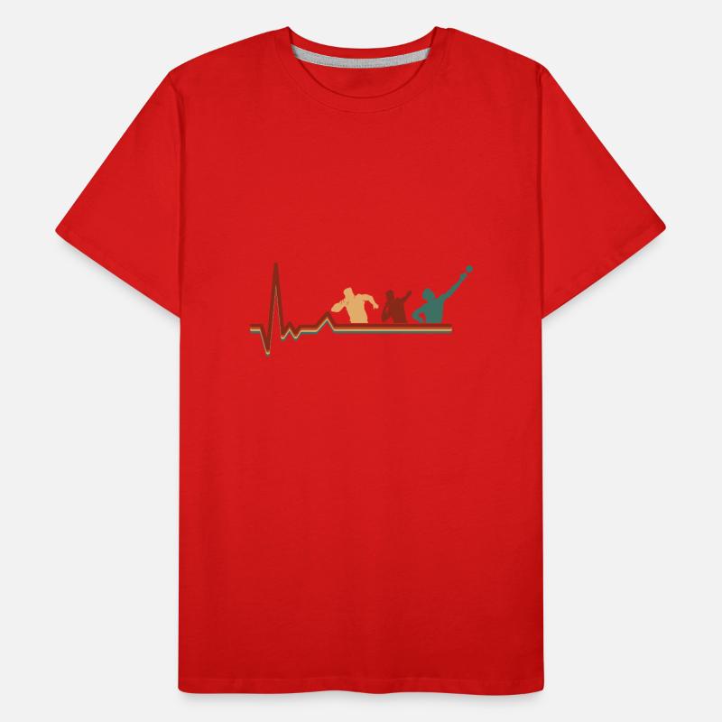 Lancer du poids Athlétisme T-shirt bio Premium Homme