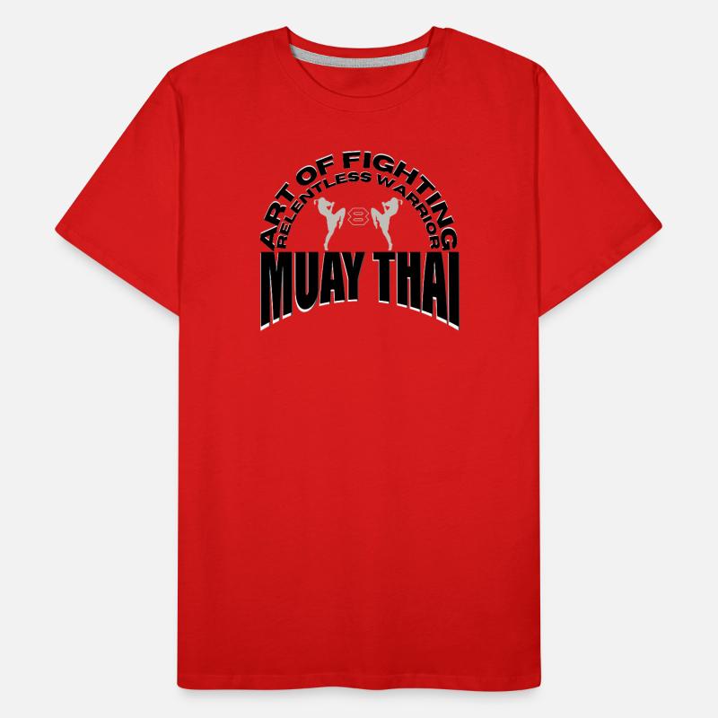 Muay Thai Kickboxing Boxe Thaï T-shirt bio Premium Homme