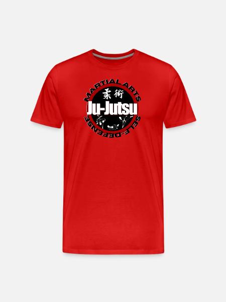 Ju Jutsu - Men's Premium Organic T-Shirt - red